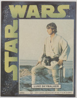 1977 General Mills (Canada) Star War Stickers Episode IV: A New Hope  "Luke Skywalker" (measures 4 by 3 1/4 Inches)   #*sku37753