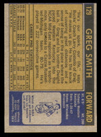 1971-72 Topps #129 Greg Smith DP Near Mint  ID: 350343