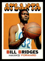 1971-72 Topps #132 Bill Bridges DP Near Mint+  ID: 350346