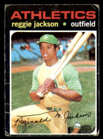 1971 Topps #20 Reggie Jackson Poor  ID: 351198