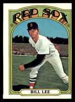 1972 Topps #636 Bill Lee Miscut Red Sox  ID:351944