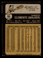 1973 Topps #50 Roberto Clemente Very Good  ID: 352079