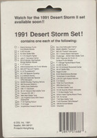 1991 DSI Inc Desert Storm Weapons & Specifications Set 50  #*