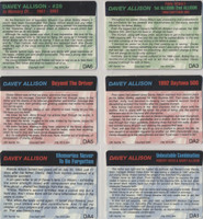 1993 Action Packed Racing Davey Allison Set 6 DA1-DA6  #*
