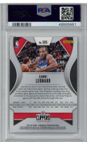 2019 Panini Chronicles # 505 Kawhi Leonard PSA Mint 9 Los Angeles Clippers ID: 353663