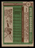 1976 Topps #39 Pete Broberg Near Mint+  ID: 353811