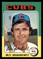 1975 Topps #233 Billy Grabarkewitz Very Good Cubs