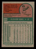 1975 Topps #432 Ken Berry Ex-Mint  ID: 354908