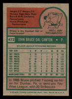 1975 Topps #472 Bruce Dal Canton Ex-Mint 