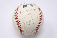 Peter Max with Drawing and inscription Baseball Signed Auto PSA/DNA Authenticated