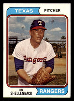 1974 Topps #657 Jim Shellenback Ex-Mint 