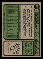 1974 Topps #657 Jim Shellenback Ex-Mint 