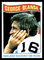 1975 Topps #8 George Blanda White Jersey Near Mint 
