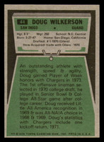 1975 Topps #44 Doug Wilkerson Near Mint RC Rookie 