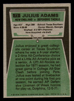 1975 Topps #73 Julius Adams Ex-Mint 