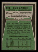 1975 Topps #82 Bob Babich Near Mint 