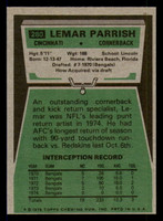 1975 Topps #280 Lemar Parrish Near Mint 