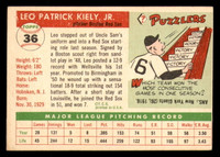1955 Topps #36 Leo Kiely UER Excellent  ID: 357210