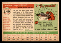 1955 Topps #140 Mel Parnell Ex-Mint 