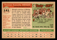1955 Topps #141 Tom Wright Excellent+  ID: 357301