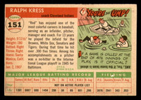 1955 Topps #151 Red Kress CO Excellent+  ID: 357310