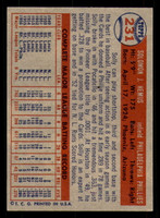 1957 Topps #231 Solly Hemus Ex-Mint 