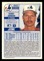 1989 Score #645 Randy Johnson NM-Mint RC Rookie  ID: 271551