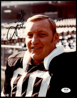 Jim Otto 00 8 x 10 Photo Signed Auto PSA/DNA COA Oakland Raiders HOF