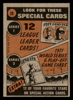 1972 Topps #38 Carl Yastrzemski IA Excellent+  ID: 358734