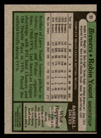 1979 Topps #95 Robin Yount Excellent+ 