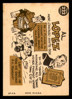 1960 Topps #222 Al Lopez MG Excellent+  ID: 360502