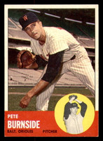 1963 Topps #19 Pete Burnside Ex-Mint 