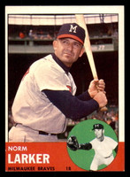 1963 Topps #536 Norm Larker Ex-Mint  ID: 361612