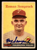 1958 Topps #474 Ray Semproch Signed Auto RC Rookie Phillies   ID:359569
