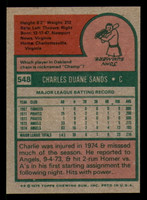 1975 Topps #548 Charlie Sands Near Mint  ID: 361910