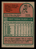 1975 Topps #456 Bob Coluccio Near Mint  ID: 362001