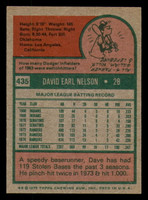 1975 Topps #435 Dave Nelson Excellent+ 