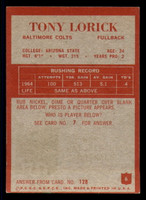 1965 Philadelphia #6 Tony Lorick Ex-Mint 