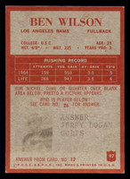 1965 Philadelphia #97 Ben Wilson Excellent+ LA Rams  ID:362467