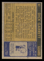 1971-72 Topps #67 Dick Garrett Excellent+  ID: 363273