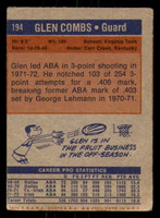 1972-73 Topps #194 Glen Combs Poor 