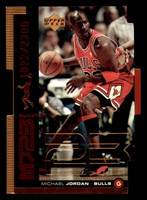 1998-99 Upper Deck Quantum MJ23 Michael Jordan die cut 1832/2300 Chicago Bulls