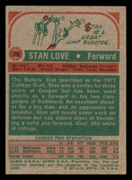 1973-74 Topps #76 Stan Love Excellent+  ID: 363714