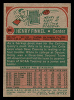 1973-74 Topps #94 Henry Finkel Excellent+  ID: 363738