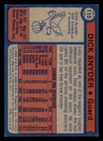 1974-75 Topps #115 Dick Snyder Ex-Mint  ID: 364127