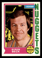 1974-75 Topps #264 Byron Beck Ex-Mint  ID: 364357