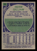 1975-76 Topps #43 Herm Gilliam Ex-Mint  ID: 364386