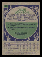 1975-76 Topps #51 Ollie Johnson VG-EX  ID: 364400