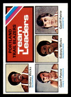 1975-76 Topps #131 Portland Blazers Team Leaders Near Mint 