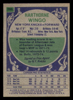 1975-76 Topps #166 Hawthorne Wingo UER Very Good  ID: 364487